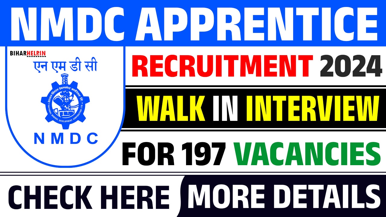 NMDC Apprentice Recruitment 2024