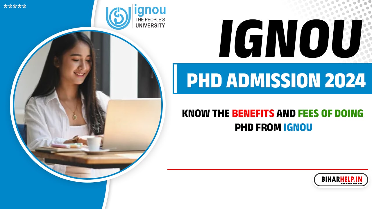 IGNOU PhD Admission 2024
