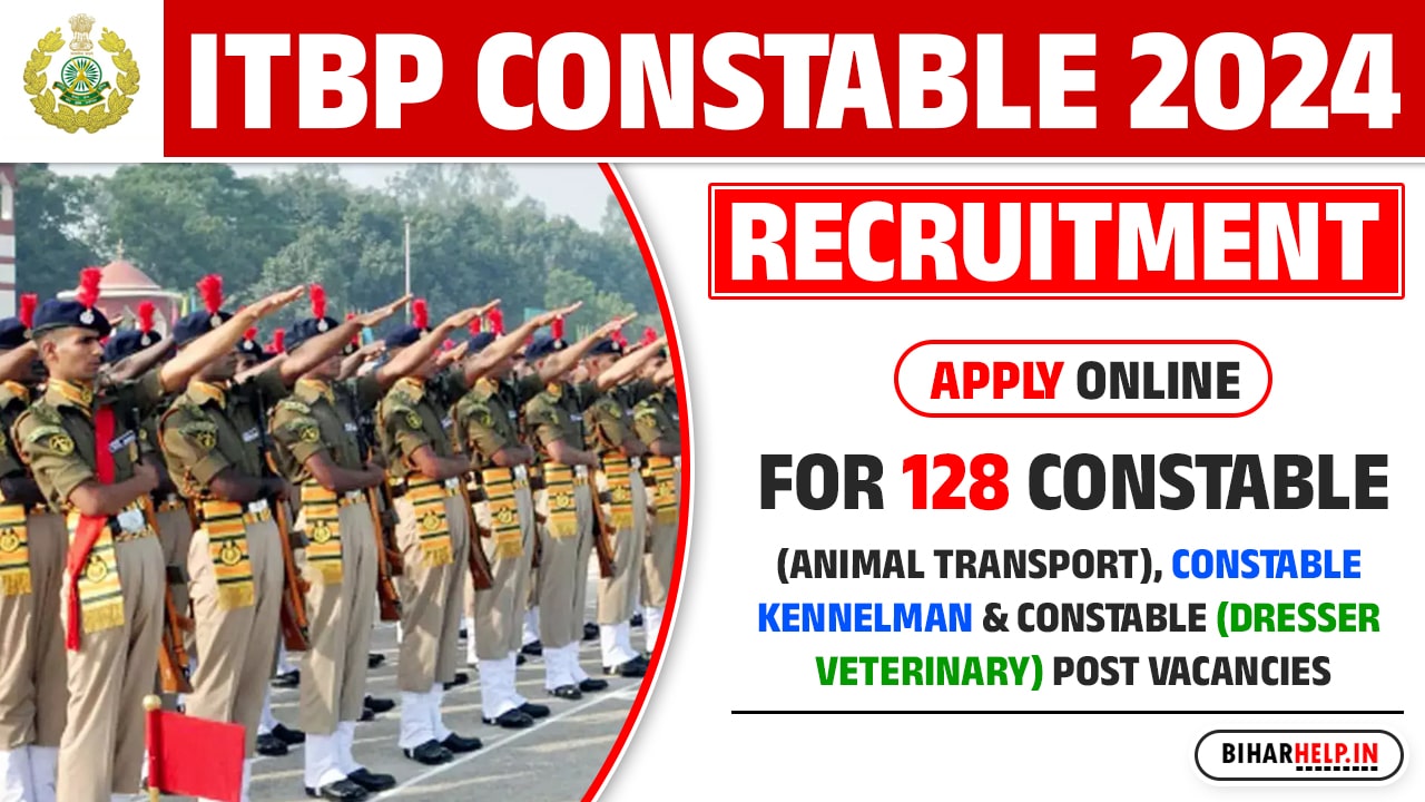 ITBP Constable Recruitment 2024