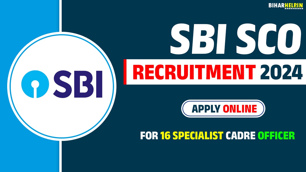 SBI SCO Recruitment 2024