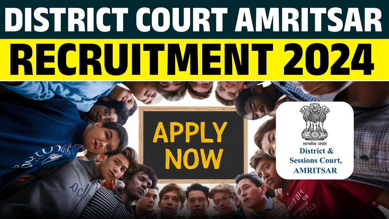 District Court Amritsar Recruitment 2024