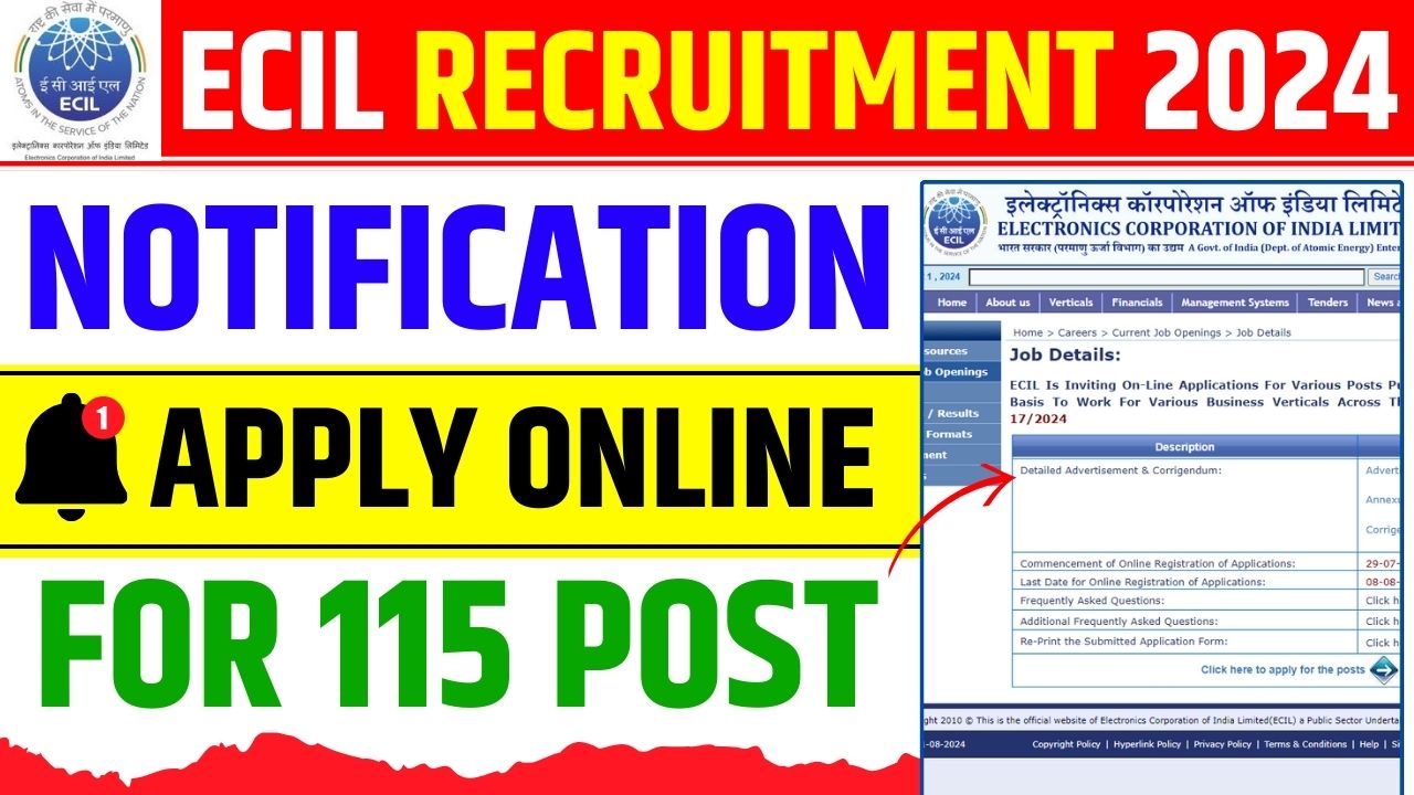 ECIL RECRUITMENT 2024