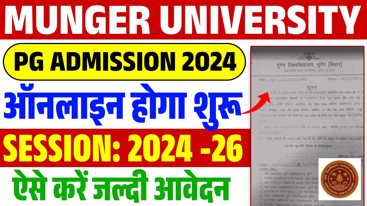 Munger University PG Admission 2024