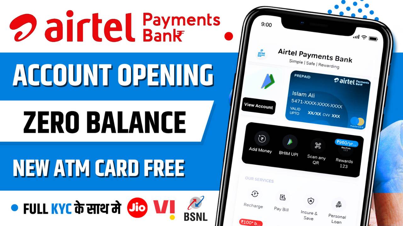 Airtel Payment Bank Account Open Online