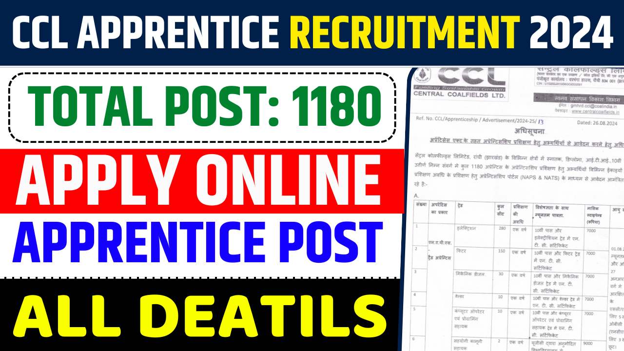 CCL Apprentice Recruitment 2024