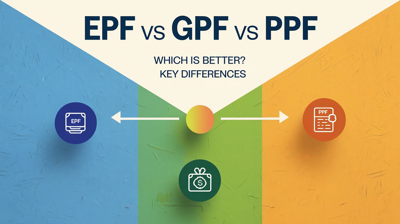 Difference Between EPF GPF And PPF Accounts