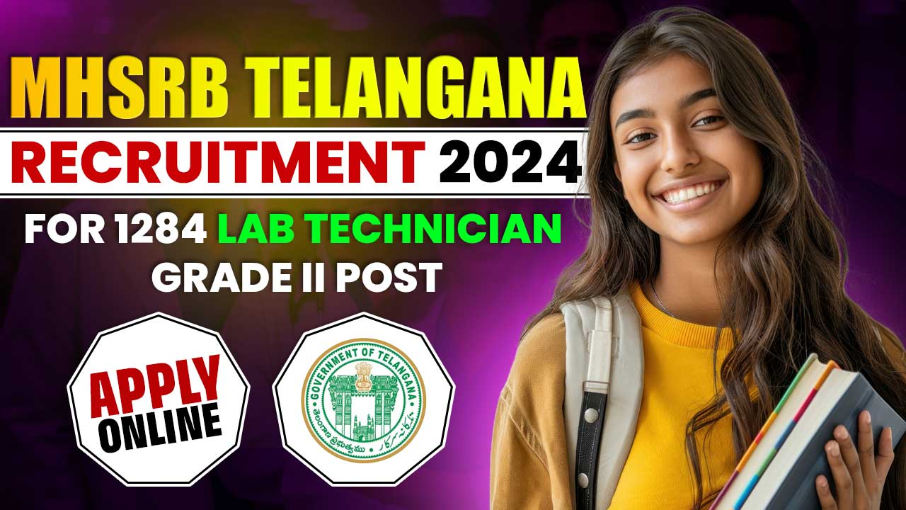 MHSRB TELANGANA RECRUITMENT 2024 