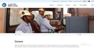 NMDC Junior Officer Trainee Vacancy Notification