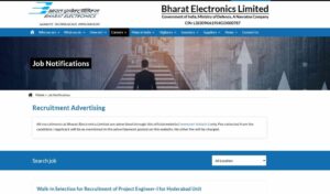 BEL Project Engineer Recruitment 2024