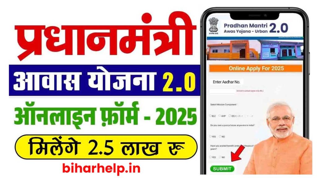 PM Awas Yojana Urban 2.0 Apply Online 2025