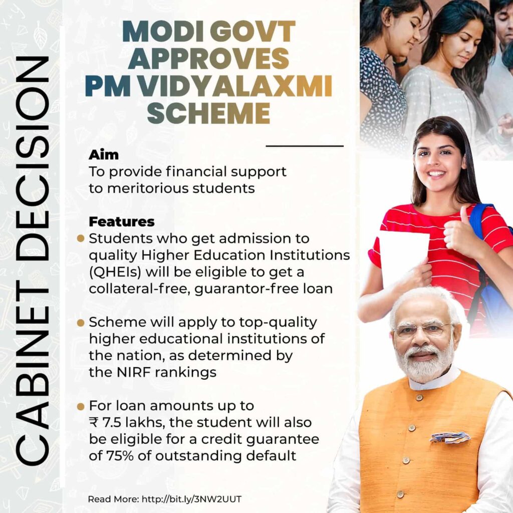 PM Vidyalaxmi Yojana Benefits