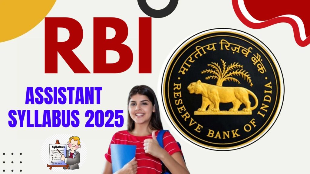 RBI Assistant Syllabus 2025