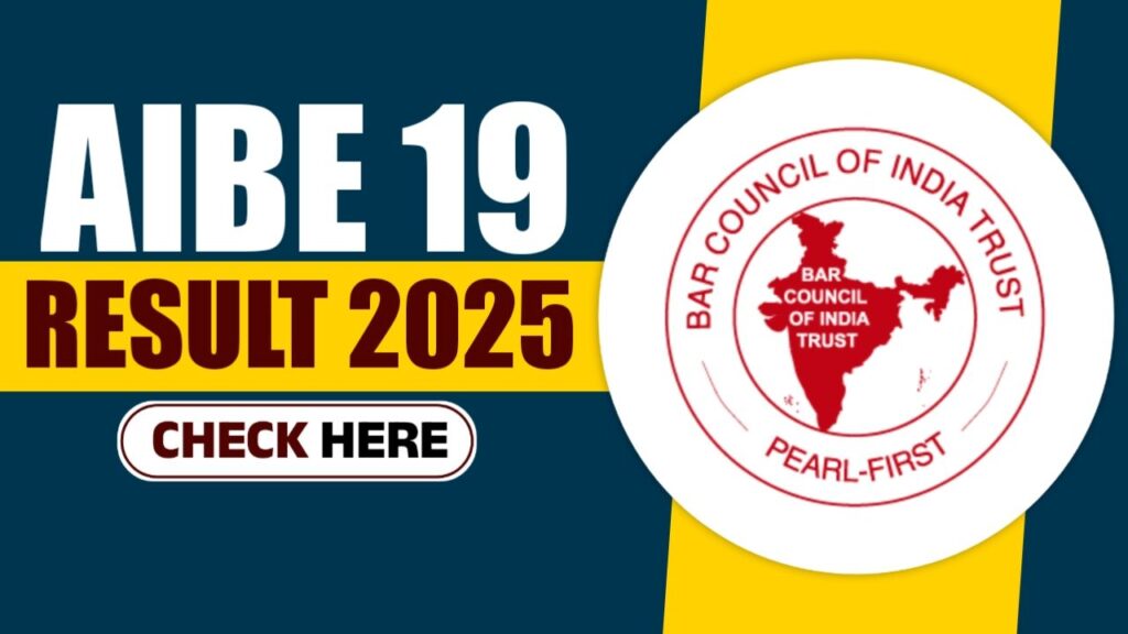 AIBE 19 Result 2025