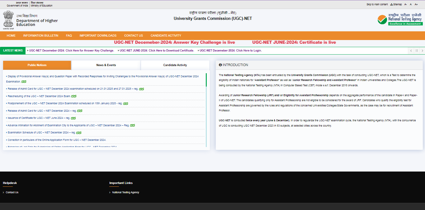 UGC NET Result 2025