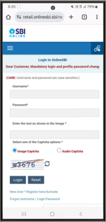 SBI Account KYC Online Update