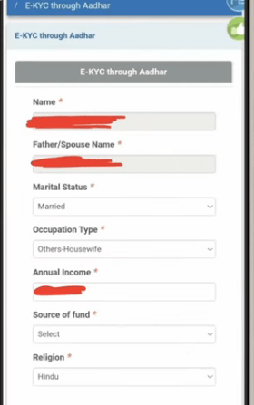 SBI Account KYC Online Update