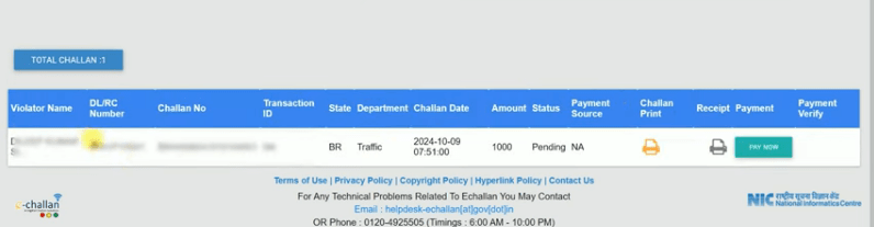 Traffic Challan Kaise Jama Kare