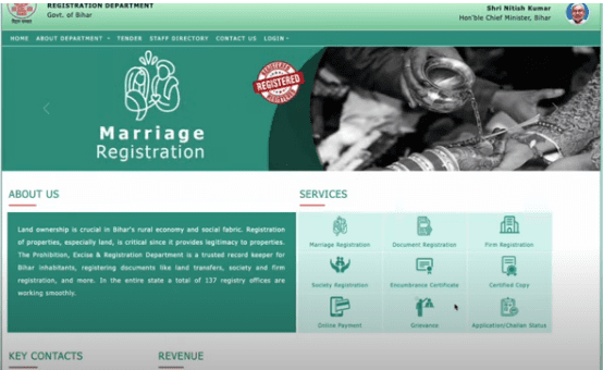 Bihar Marriage Certificate Online Apply 2025