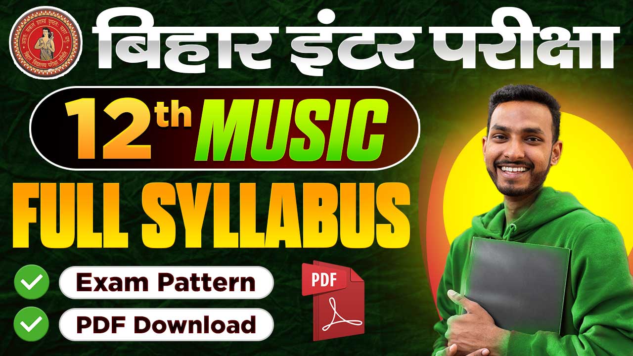 BIHAR BOARD 12TH MUSIC SYLLABUS 2025-26