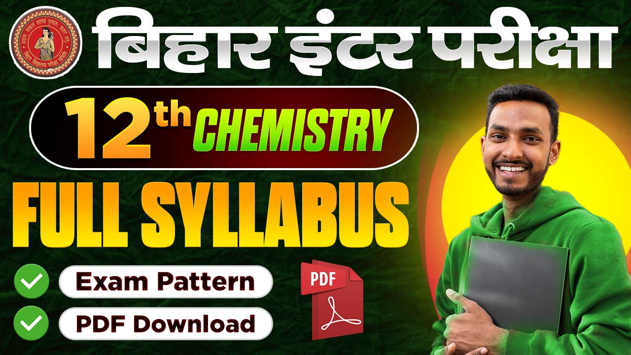 Bihar Board 12th Chemistry Syllabus 2025-26