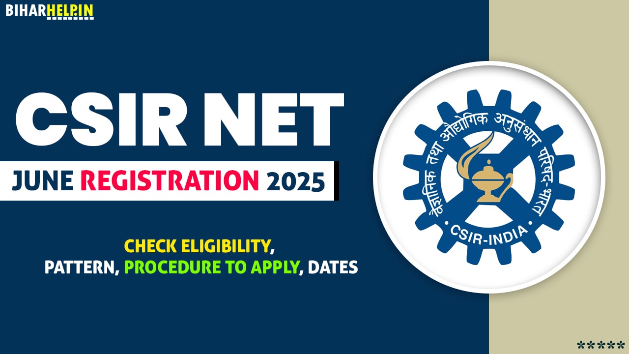 CSIR NET June Registration 2025