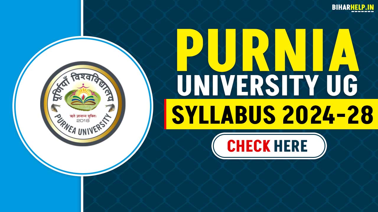 Purnia University UG Syllabus 2024-28