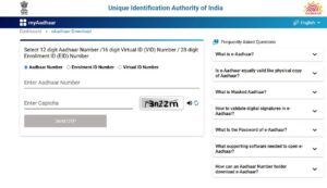 Aadhar Card Download