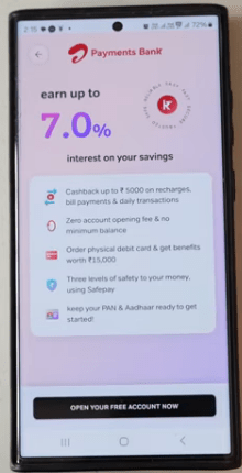 Airtel Payment Bank Account Open 2025