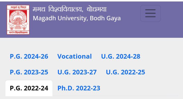 Magadh University PG 1st Semester Result 2025