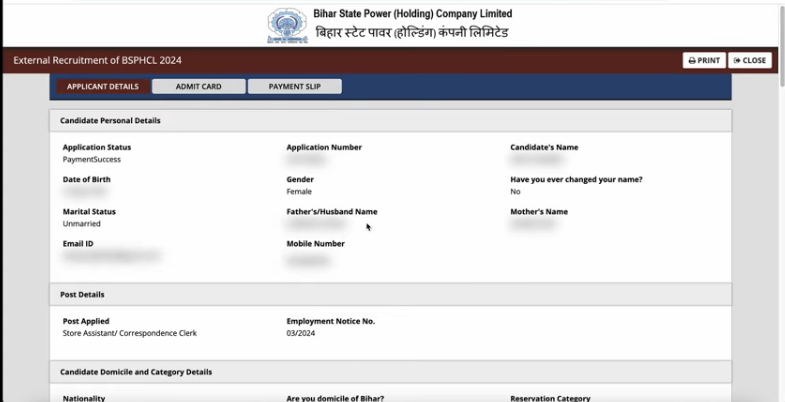 Bihar Bijli Vibhag Admit Card 2025