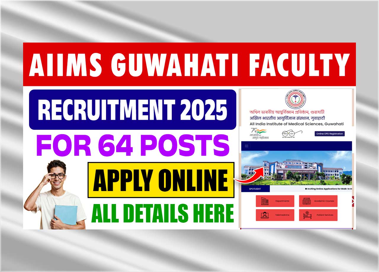 AIIMS Guwahati Faculty Recruitment 2025