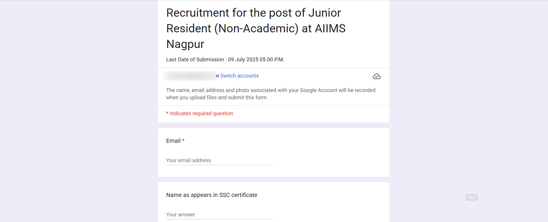AIIMS Nagpur Junior Resident Recruitment 2025 How to Apply Online for AIIMS Nagpur Junior Resident Recruitment 2025