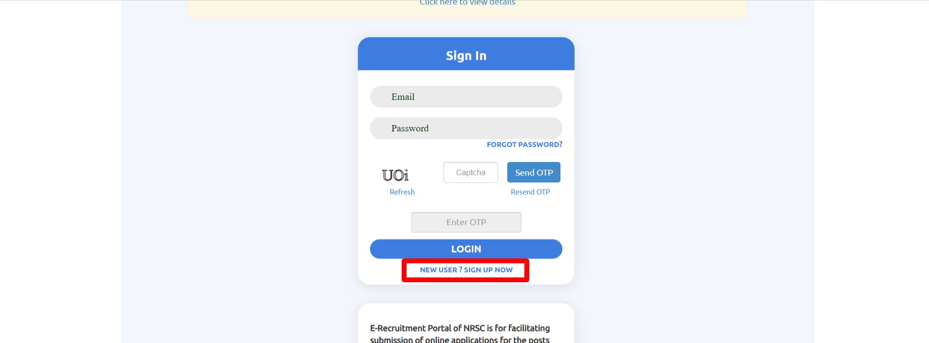 How to Fill Online Form for ISRO NRSC Recruitment 2025