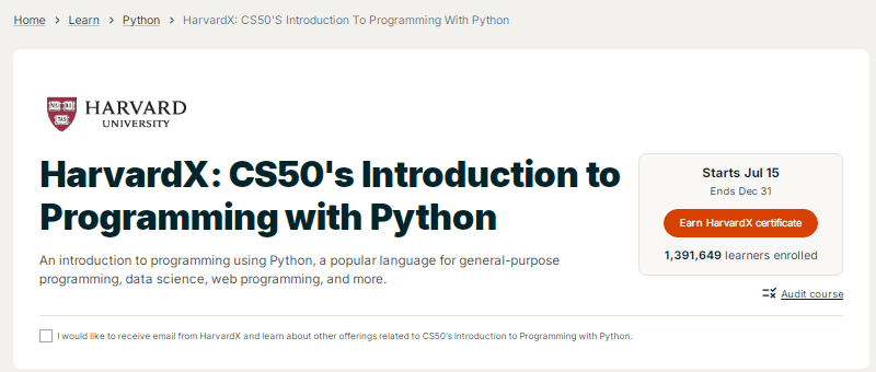 Harward Official Screenshot