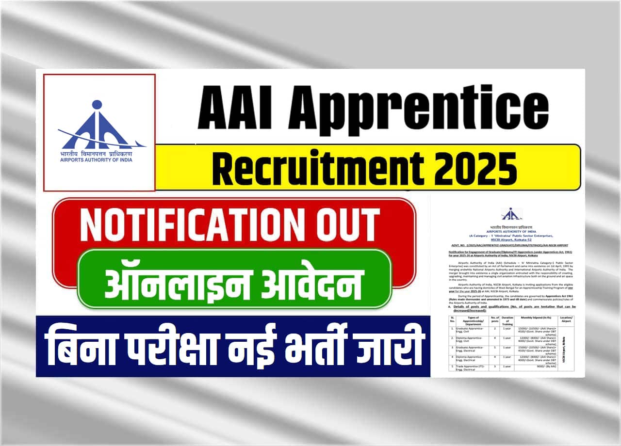 AAI Apprentice Recruitment 2025