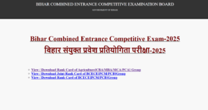 BCECE Result Download