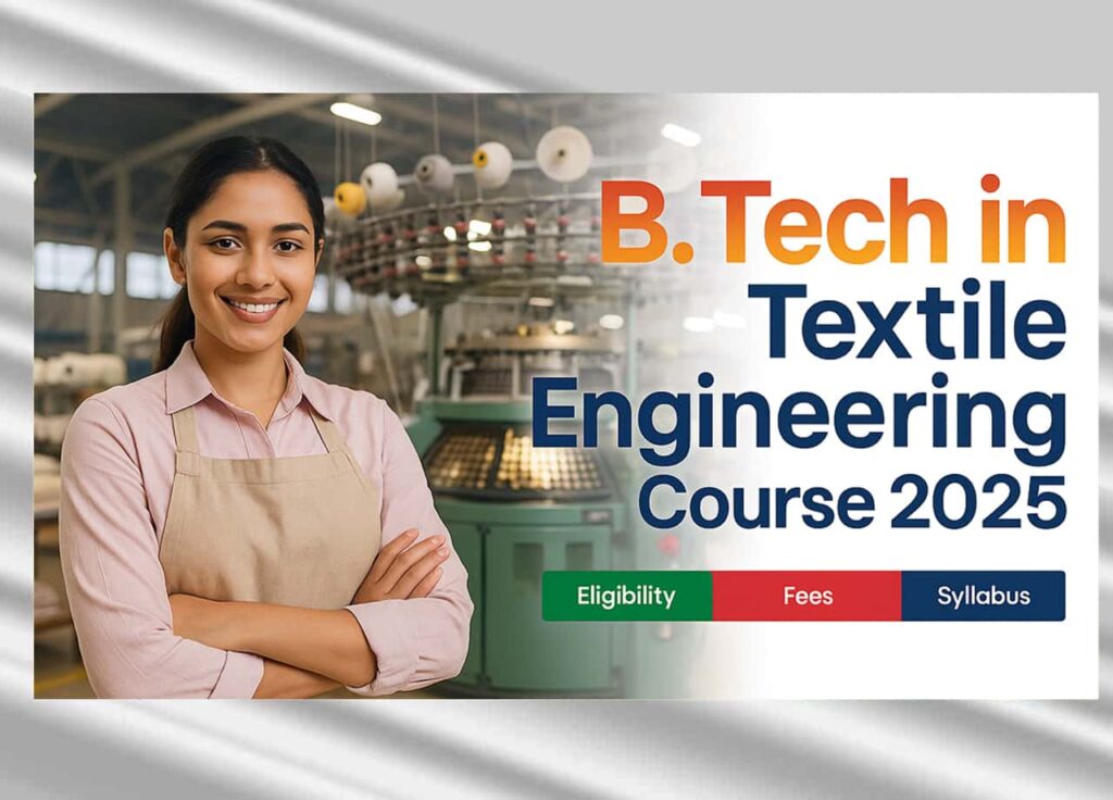 B.Tech in Textile Engineering Course B.Tech in Textile Engineering Course 2025:
