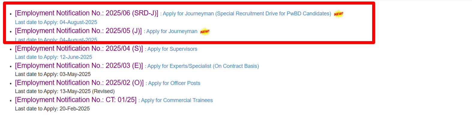 How to Apply Online for GRSE Journeyman Recruitment 2025