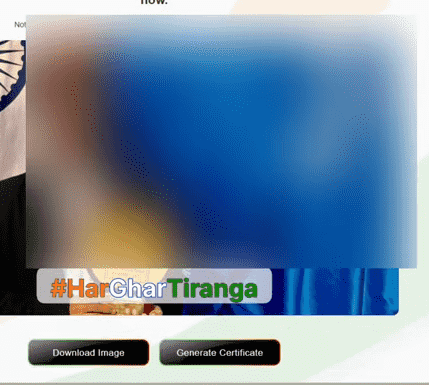 Har Ghar Tiranga Certificate Har Ghar Tiranga Certificate Official Website Screenshot.
