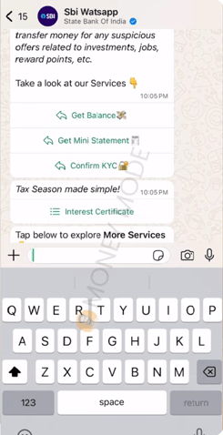SBI Bank Statement Kaise Nikale Official Website Screenshot.