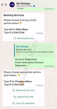 SBI Bank Statement Kaise Nikale Official Screenshot.
