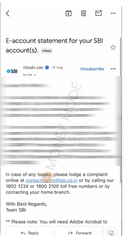 SBI Bank Statement Kaise Nikale Screenshot.