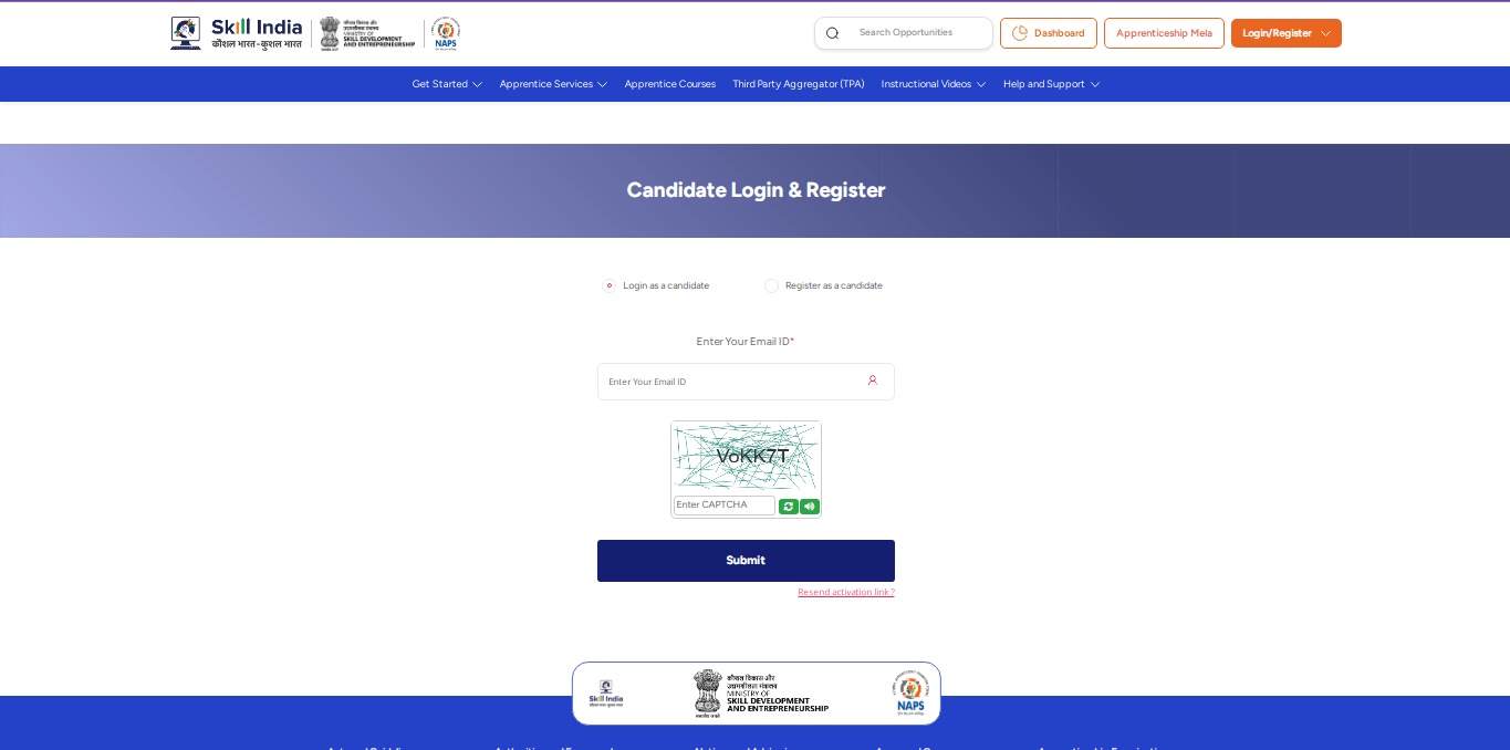 IOCL WR Apprentice Recruitment 2025 Official Website Screenshot.