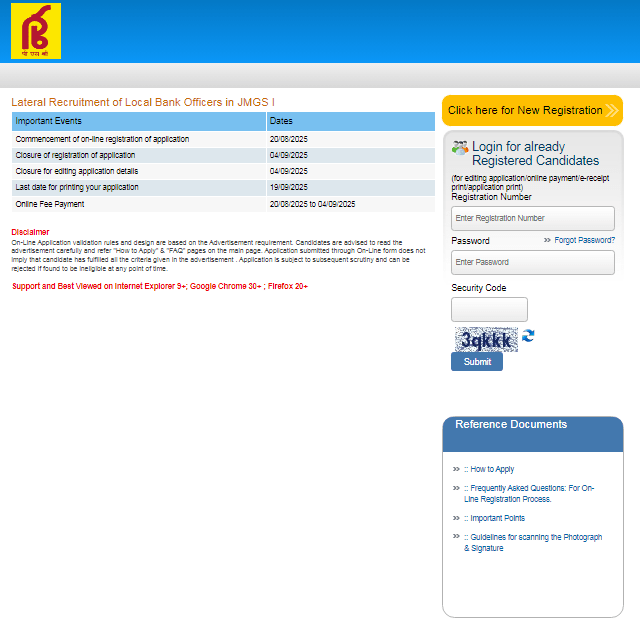Punjab And Sind Bank LBO Recruitment 2025 Punjab And Sind Bank LBO Recruitment 2025 Official Website Screenshot.