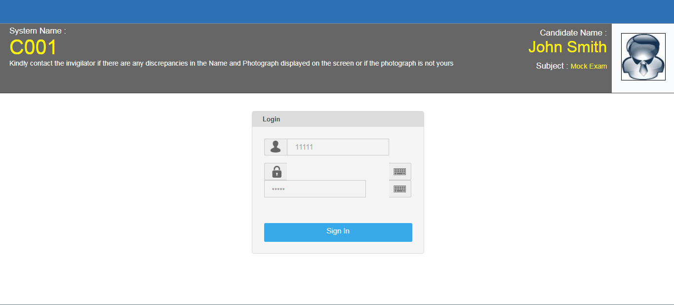 Bihar Deled Mock Test 2025 Bihar Deled Mock Test Online Official Website Screenshot.