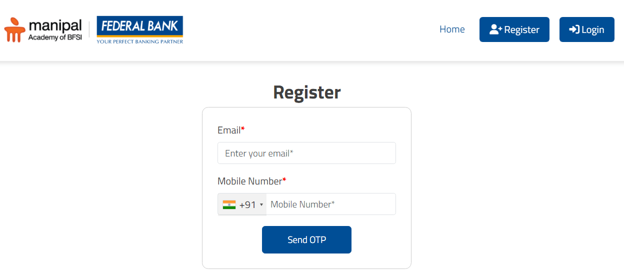 Federal Bank Associate Officer Sales Recruitment 2025 Official Website Screenshot.