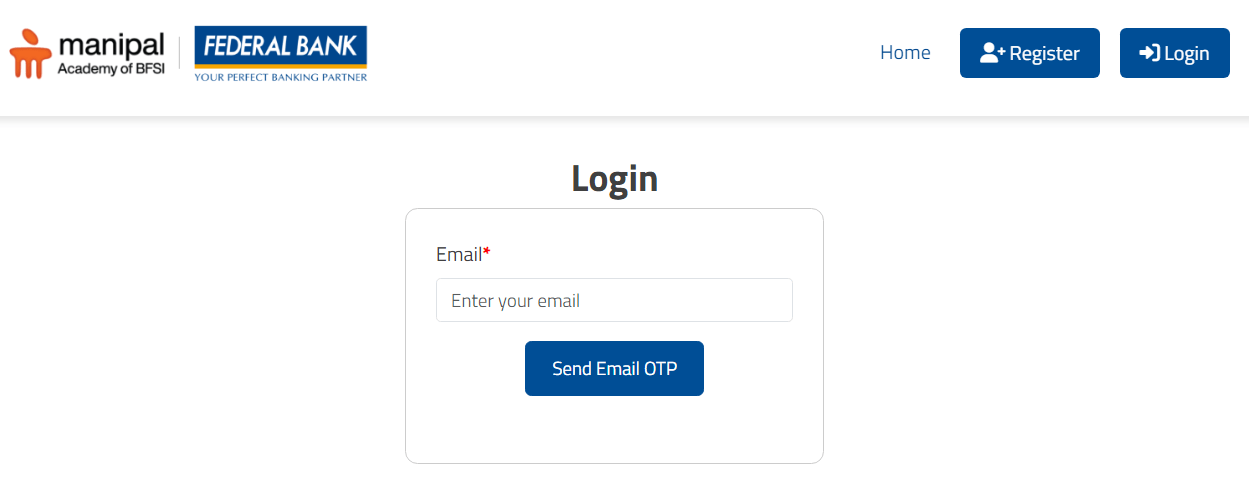 Federal Bank Associate Officer Sales Recruitment 2025 Official Website Screenshot.