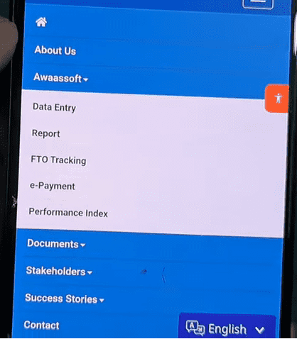 Awas New List Official Website Screenshot.