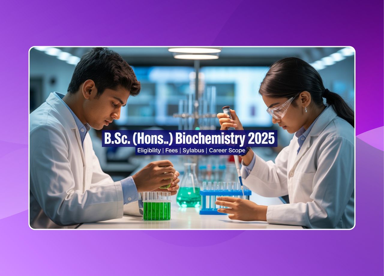 B.Sc. (Hons.) Biochemistry Course 2025