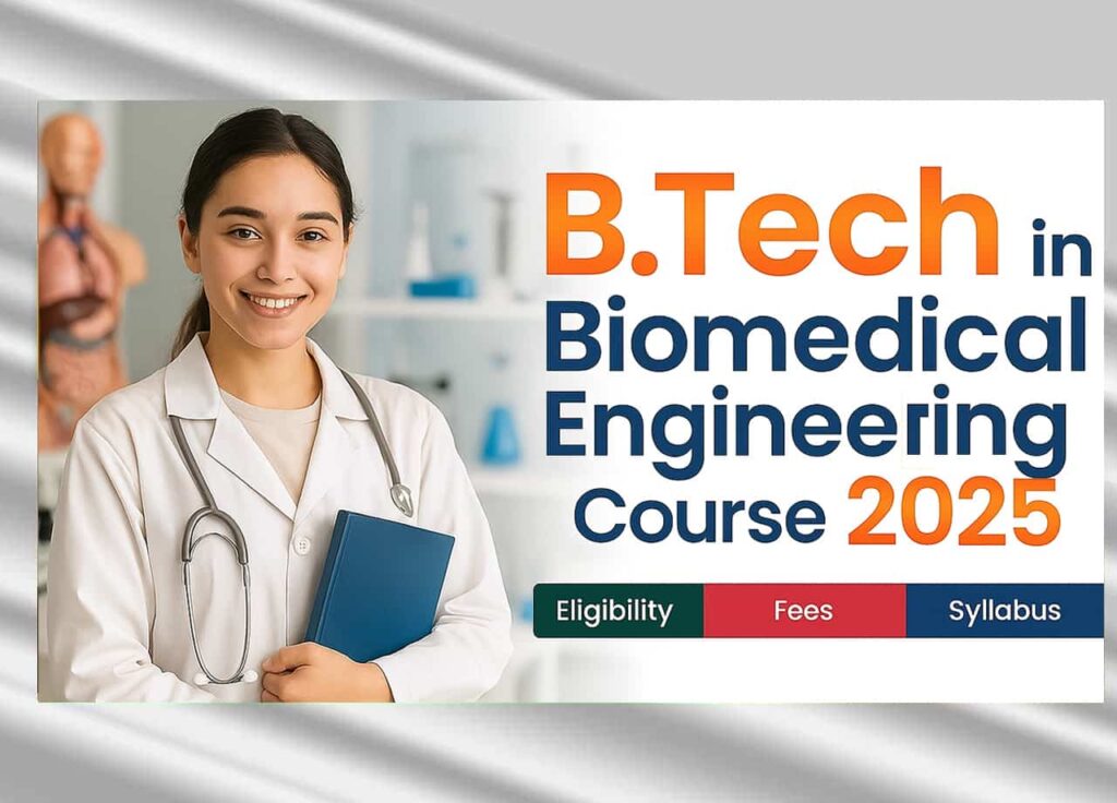B.Tech in Biomedical Engineering Course 2025: